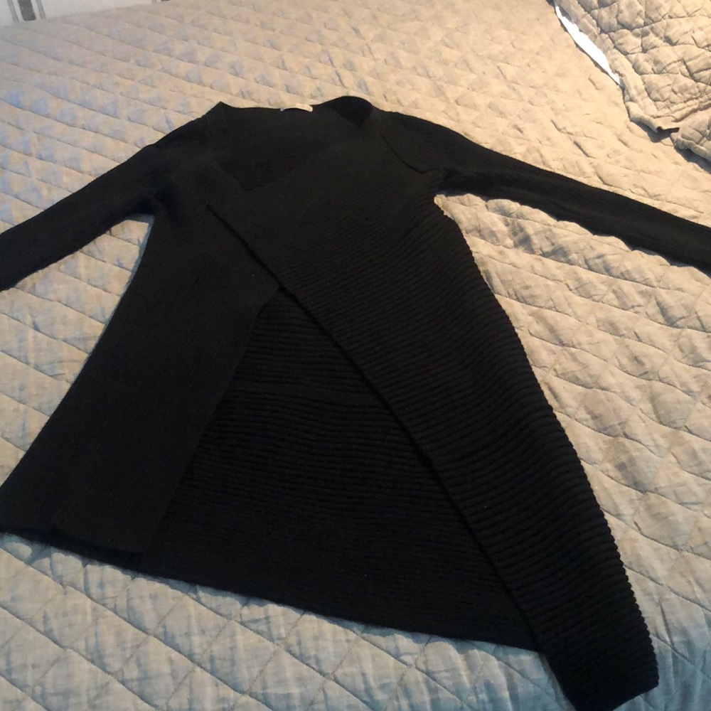 Asymmetrical long cardigan